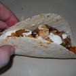 Tacos con carne y pisto