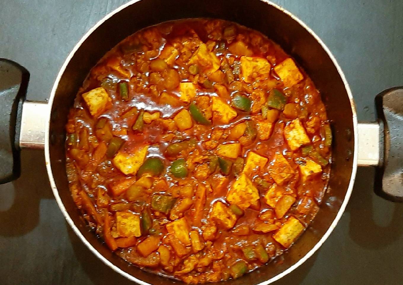 Paneer vegetable kadai
