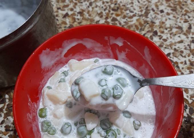 Step-by-Step Guide to Prepare Eric Ripert Aloo matar cream chaat