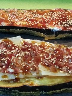 Una foto de Torrijas de berenjenas dulces y saladas