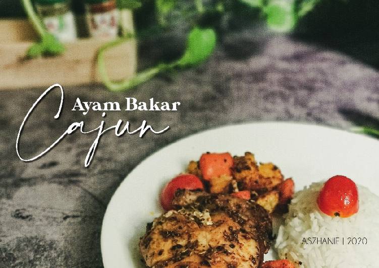 Langkah Mudah Memasak [Ayam] Ayam Bakar Cajun yang Cepat