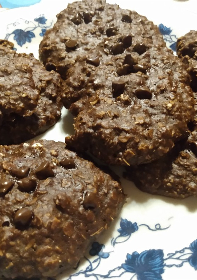 Una foto de Cookies de avena y chocolate