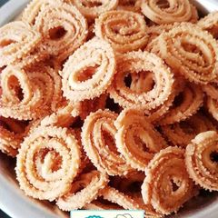 A picture of Rice flour chakali.