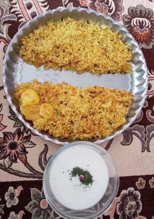 عکسی از دستور عدس پلو