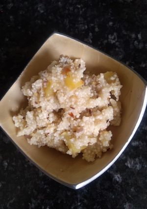 A picture of Sabudana pulao.