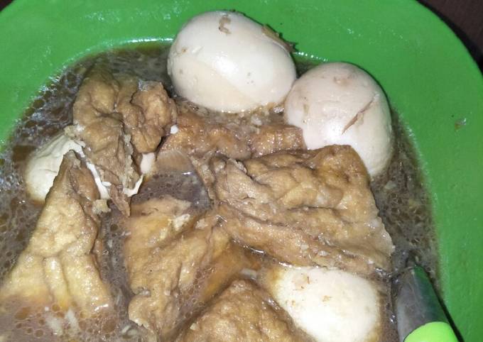 Semur tahu + telur