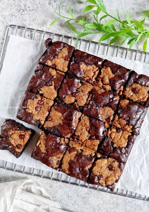 Foto resep Browkies (Brownies Cookies)