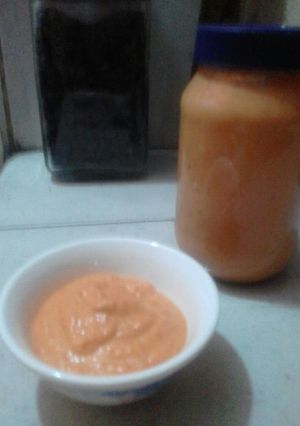 Una foto de Pasta de ají dulce
