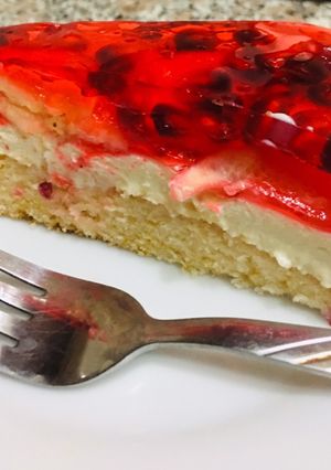 صورة لوصفة تشيز كيك الرمان