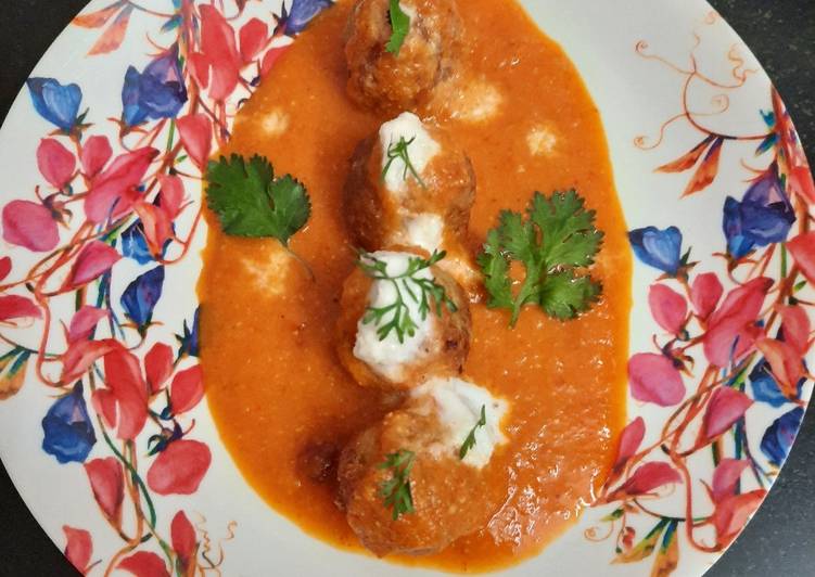 Simple Way to Make Gordon Ramsay Malai kofta in gravy