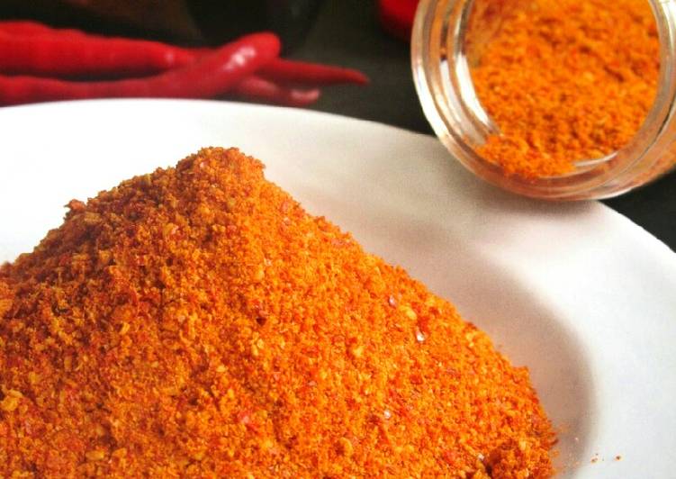 Resep Cabai Bubuk, Enak Banget