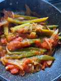 Rajas para la torta!