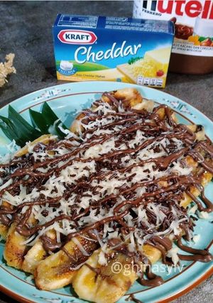 Foto resep Pisang bakar spesial nutella ✨
