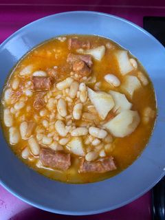 Una foto de Potaje de habichuelas