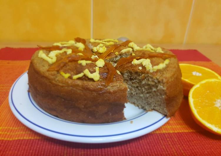 Bizcocho de naranja fit