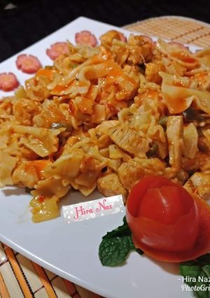 A picture of Chicken Pasta Chilli Jalapeño.