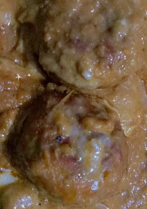 A picture of Lauki Ke koftay.