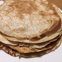 A picture of Perfect traditional pancakes.