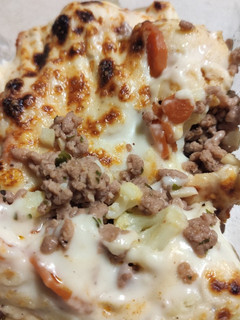 Una foto de Brócoli y coliflor con bechamel "light"