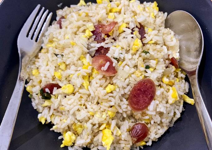 Bagaimana Membuat Nasi Goreng Lapcheong, Bikin Ngiler