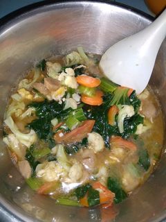 Foto resep 1. Capcay sayur dan bakso