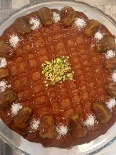صورة لوصفة كيكة التمر