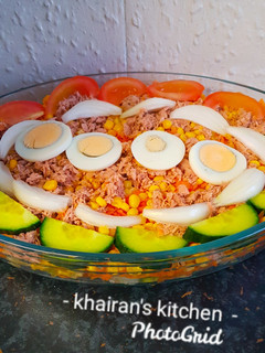 Potatoes and Tuna salad ainihin hoton girkin