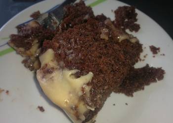 Without Fail Making Recipe Chocolate poke cake with white chocolate frosting Practical Delicious