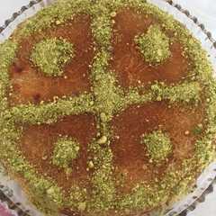 كنافه بالقشطه والجبنة-レシピのメイン写真