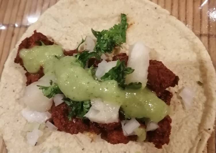 Tacos al pastor caseros