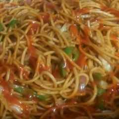 A picture of Hakka noodles.