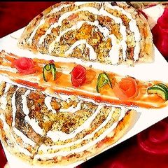 A picture of Lacha paratha 😋 pizza shep.