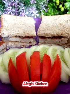 Foto resep 21. Healthy Sandwich dengan Daging Burger Ayam