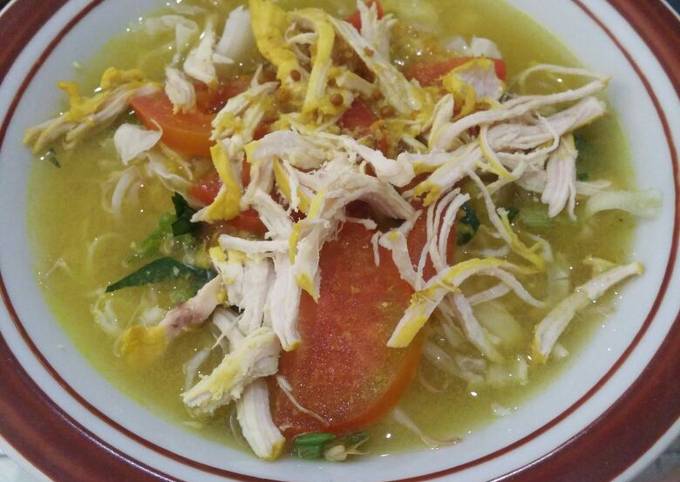 Resep Soto ayam simple Yang Laziss