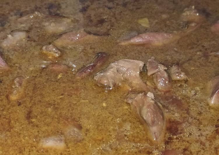 Semur Ati Ampela Ayam