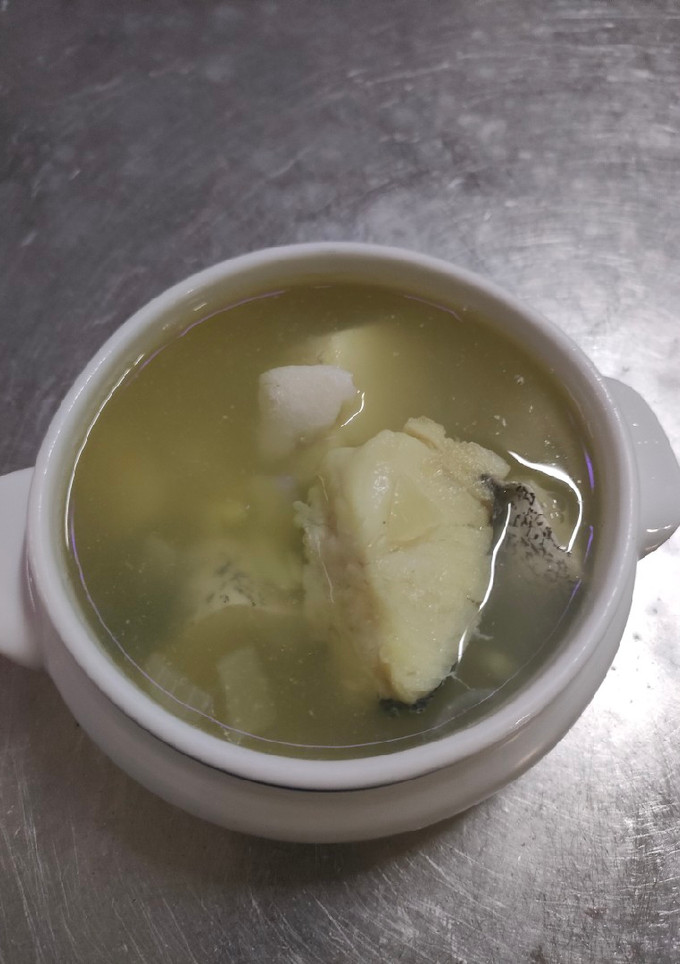 Una foto de Sopa blanca