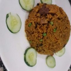 A picture of Jallof rice.