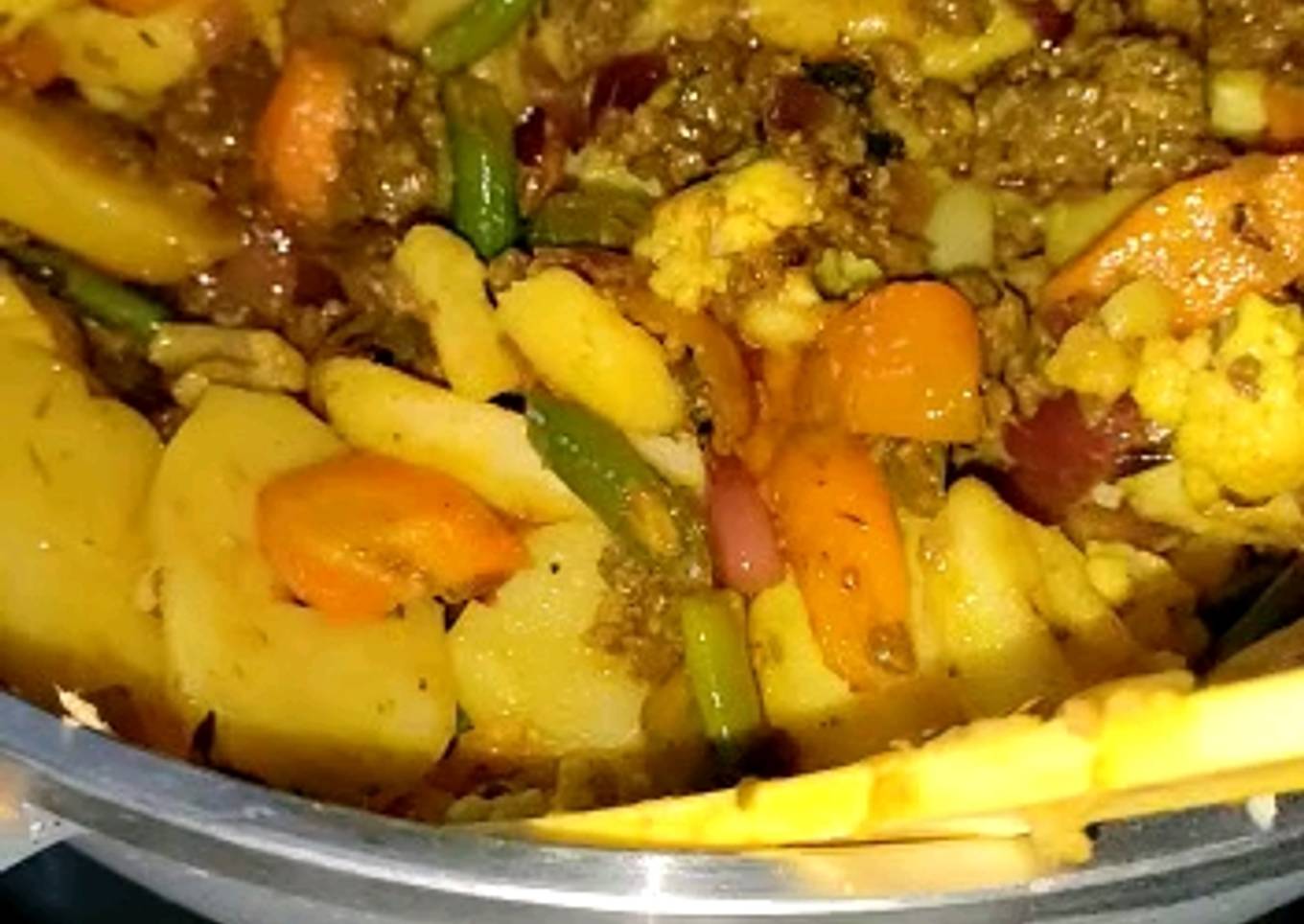 Potato stir fry
