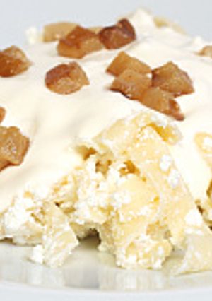 Túrós csusza recept fotója
