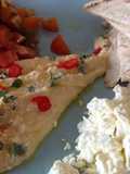 Hummus and flat bread