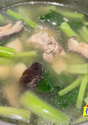 รูปของ ต้มจืดกวางตุ้งใส่ไก่