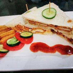Zinger sandwich 😍 A picture of Zinger sandwich 😍.