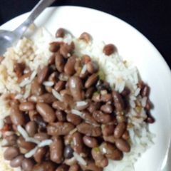 Rice and beans A picture of Rice and beans.