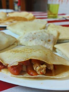 Una foto de Crepes rellenos