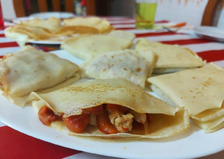 Crepes rellenos