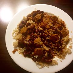 A picture of Red Beans and Rice.