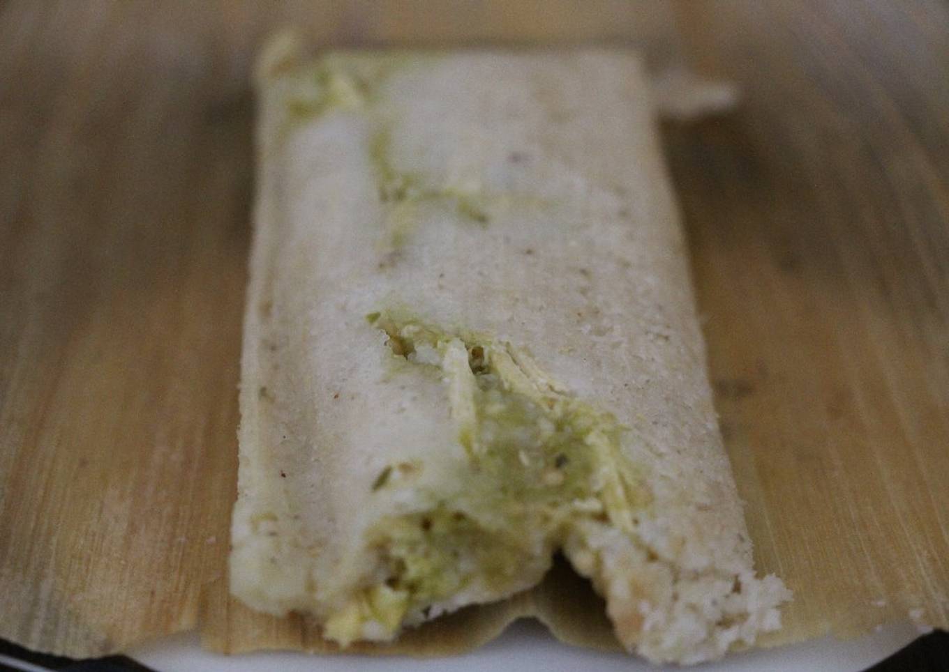 #Tamales verdes de pollo