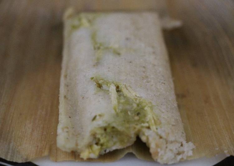 #Tamales verdes de pollo