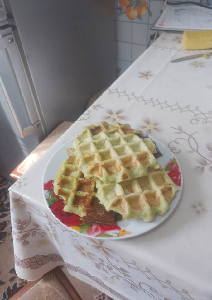 Кабачкові вафлі