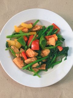 Hình của món 🌈 Ức Gà Cầu Vồng Eat Clean.